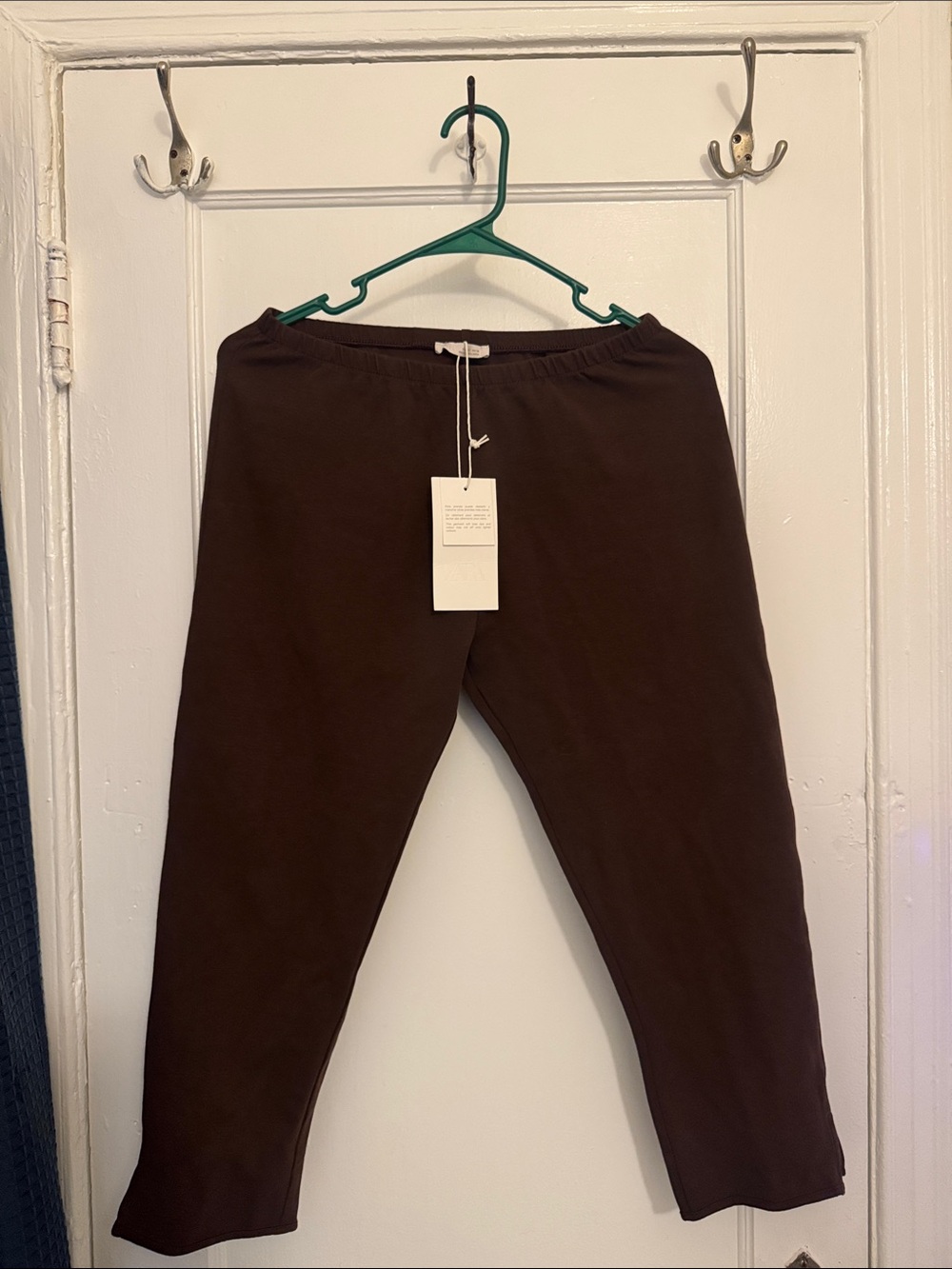 Zara Brown Capri Pants NWT